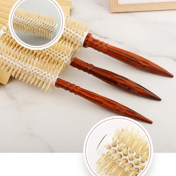 Round Bamboo Hair Styling Brush