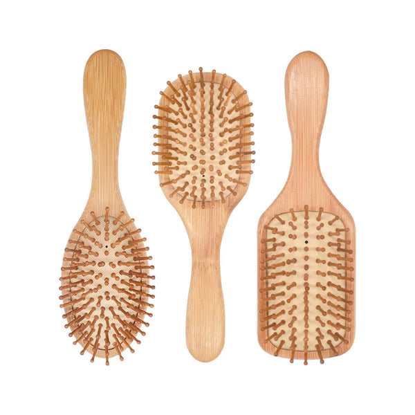 Bamboo Comb for Gentle Scalp Massage