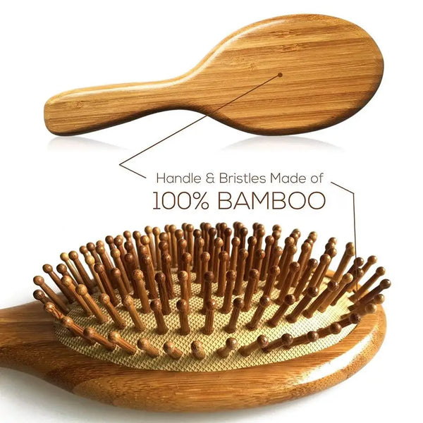Bamboo Comb for Gentle Scalp Massage