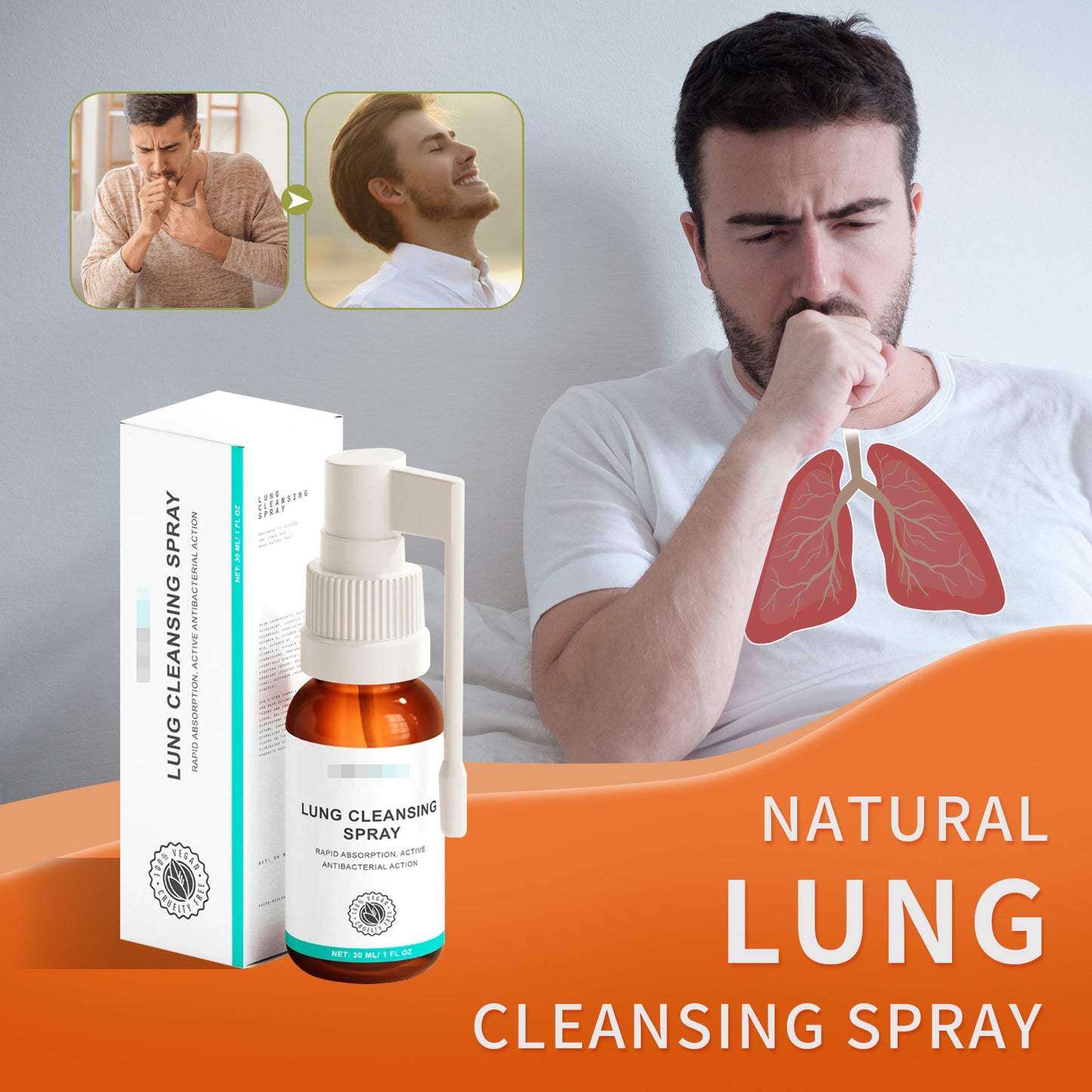 BreatheFree™ Lungenreinigungsspray