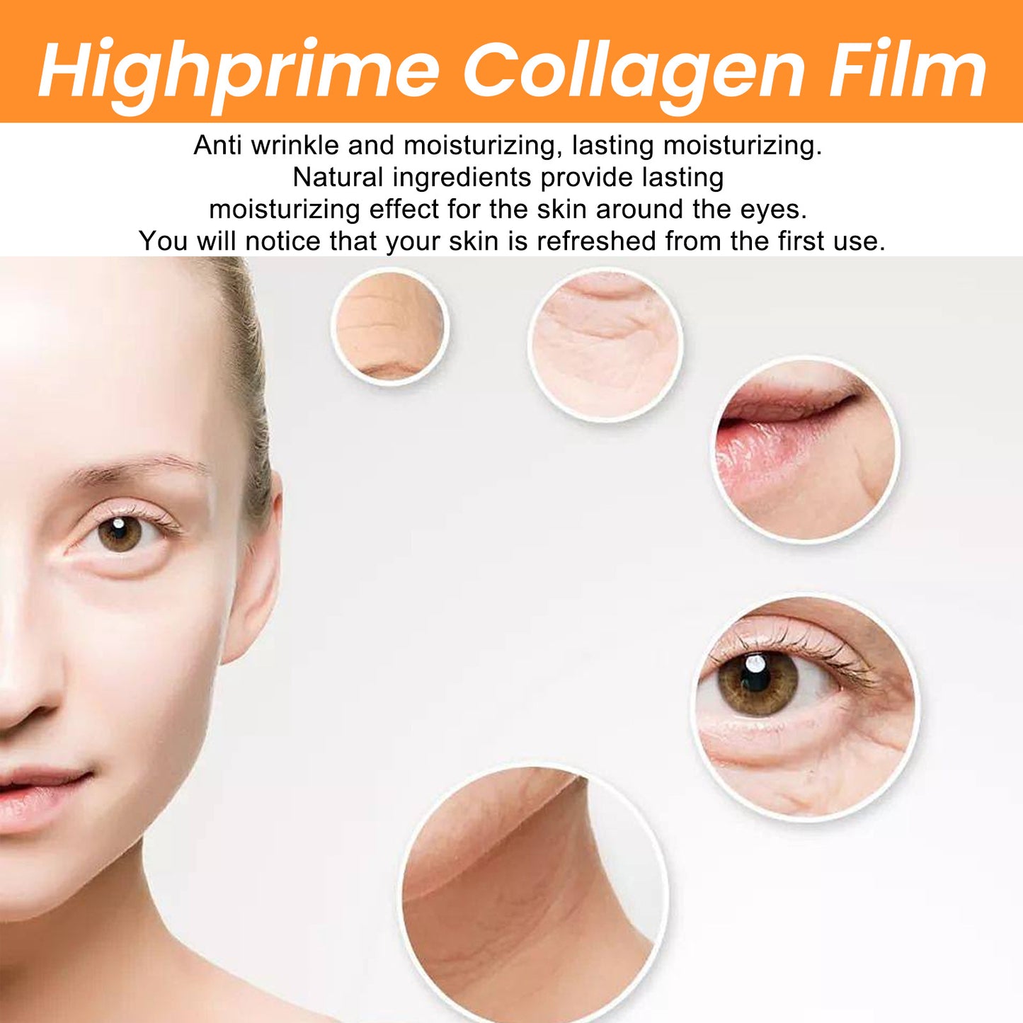 CollagenMask™ | Water-Soluble Eye Maks Reduce Fine Lines