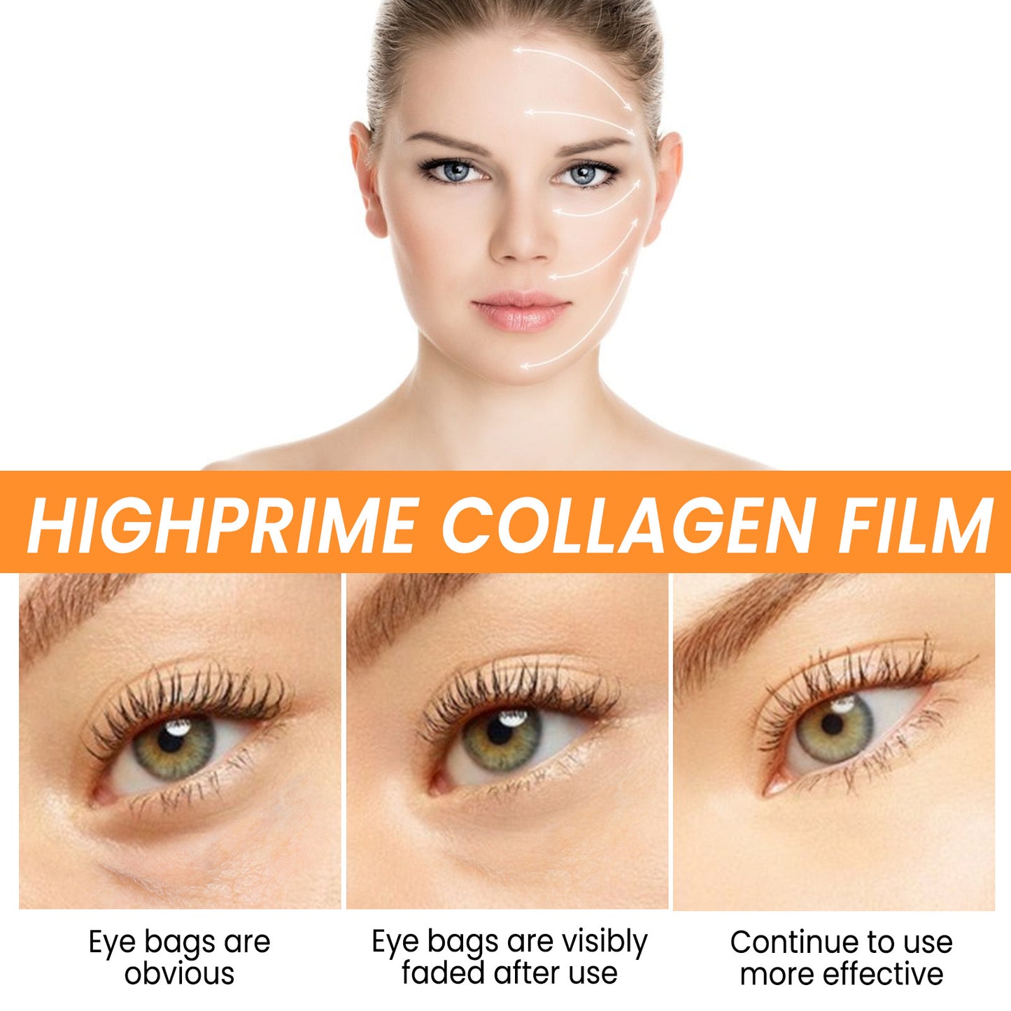 CollagenMask™ | Water-Soluble Eye Maks Reduce Fine Lines