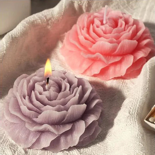 Flower-shaped Decorative Candle for Gifts