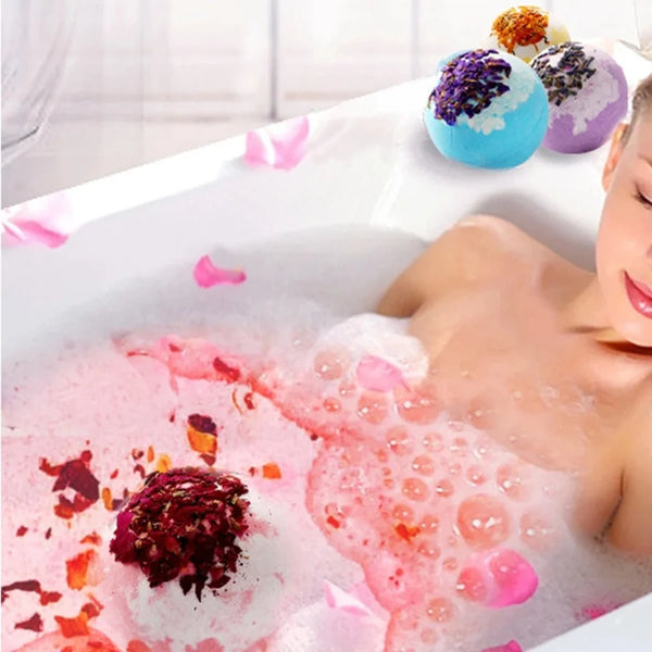 Botanical Bliss Bath Fizzies 4 Nourishing Scents