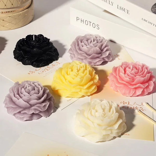 Flower-shaped Decorative Candle for Gifts