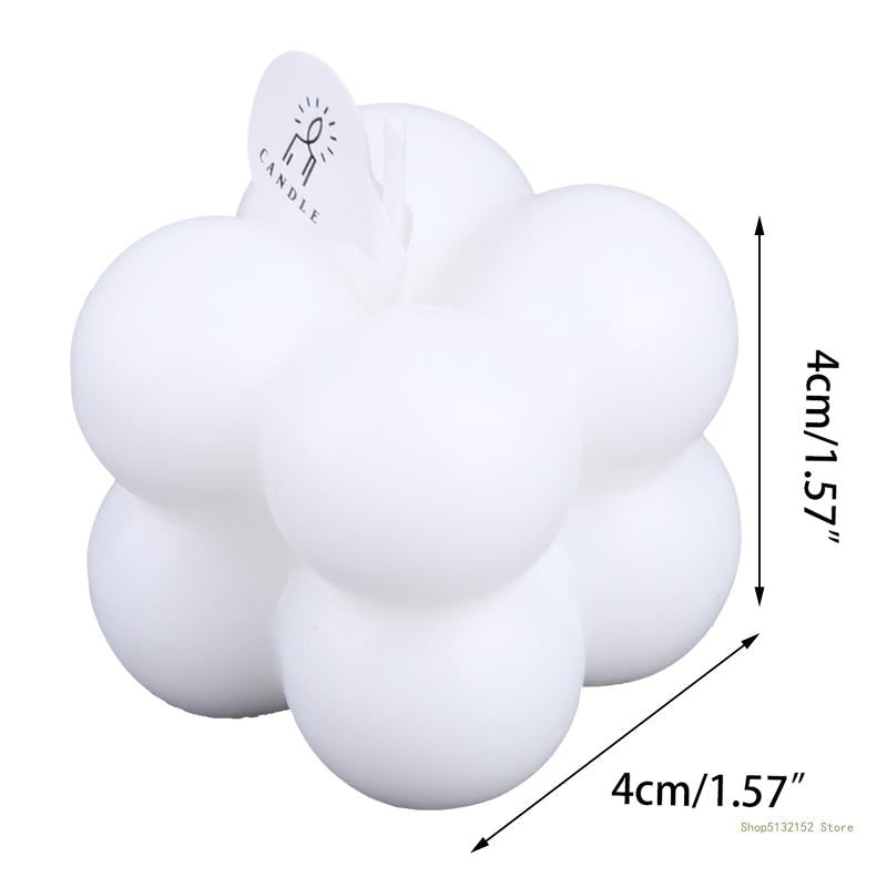 Decorative Cube Candles for Rooms with a Soft Scent