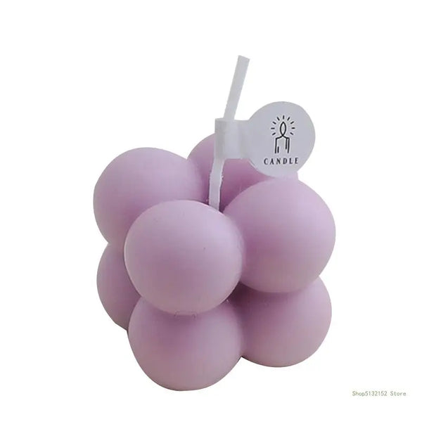 Decorative Cube Candles for Rooms with a Soft Scent