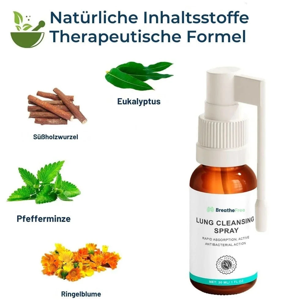 BreatheFree™ Lungenreinigungsspray